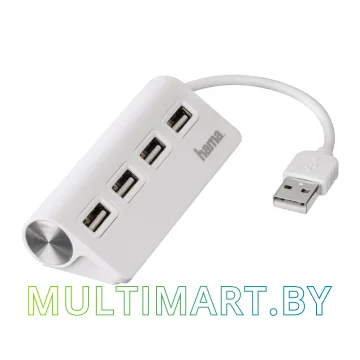 USB-хаб Hama 12178 (белый)